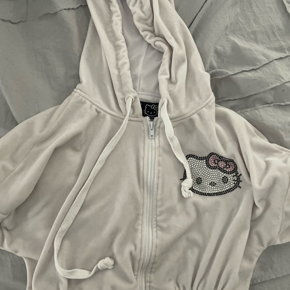 y2k velour hello kitty tracksuit hoodie
